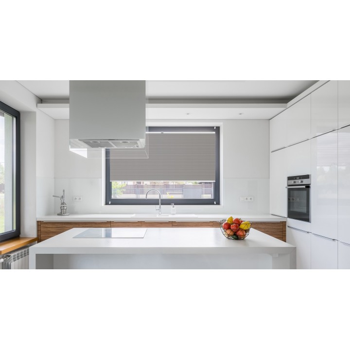 Plisa bezinwazyjna Plaster miodu Zaciemniająca Miodu Szara Jasna Ad7004