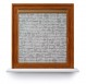 Roller blind in PVC cassette with a guide Borneo czerń 107