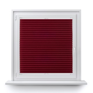 Plisa bezinwazyjna Gnieciona Przyciemniająca Bordowa 935