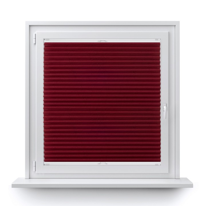 Plisa bezinwazyjna Gnieciona Przyciemniająca Bordowa 935