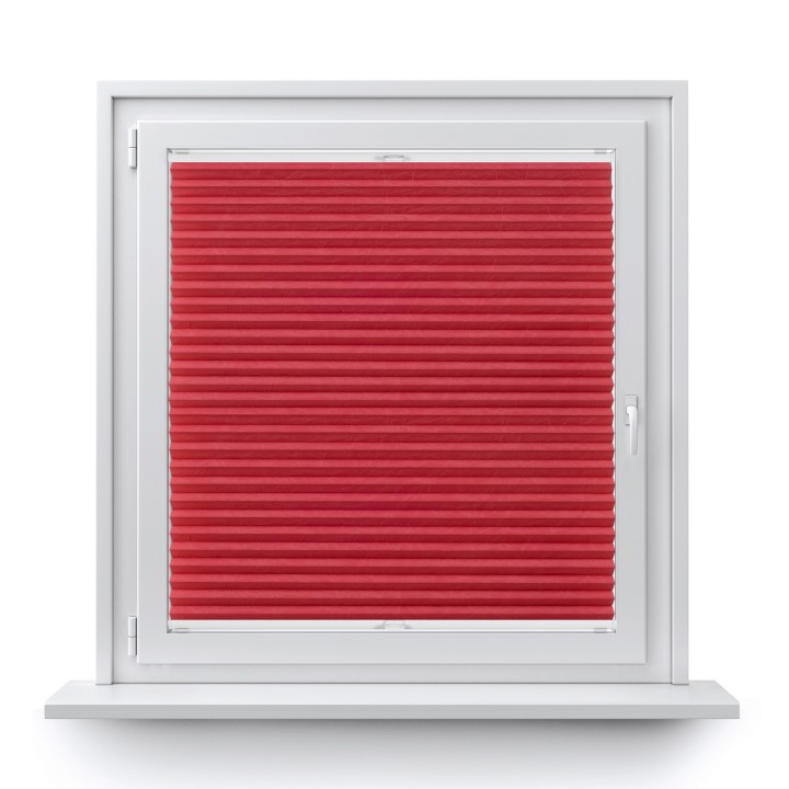 Plisa bezinwazyjna Gnieciona Przyciemniająca Czerwona Cp10452