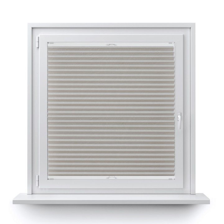 Plisa bezinwazyjna Gnieciona Przyciemniająca Jasna Szara Cp7040