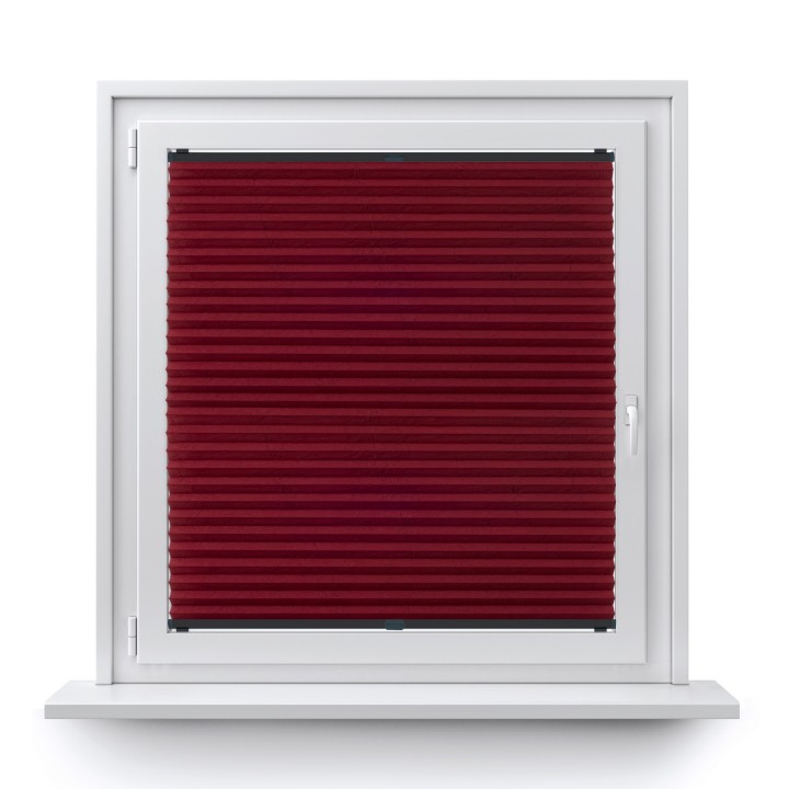 Plisa bezinwazyjna Gnieciona Przyciemniająca Bordowa 935