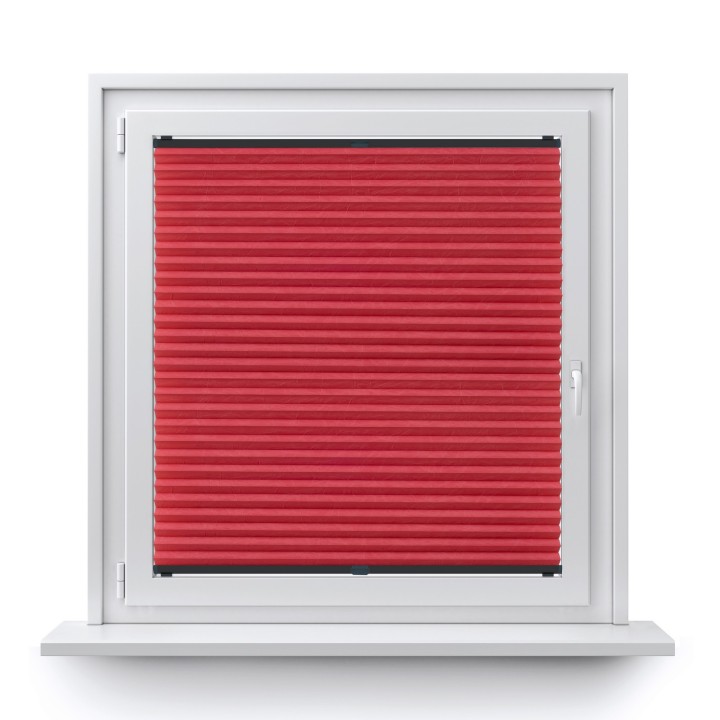 Plisa bezinwazyjna Gnieciona Przyciemniająca Czerwona Cp10452