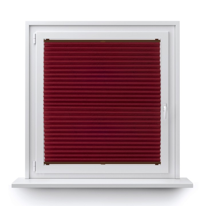 Plisa bezinwazyjna Gnieciona Przyciemniająca Bordowa 935