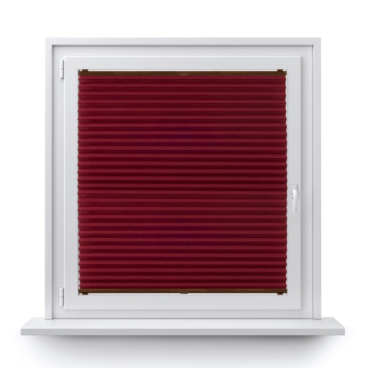 Plisa bezinwazyjna Gnieciona Przyciemniająca Bordowa 935