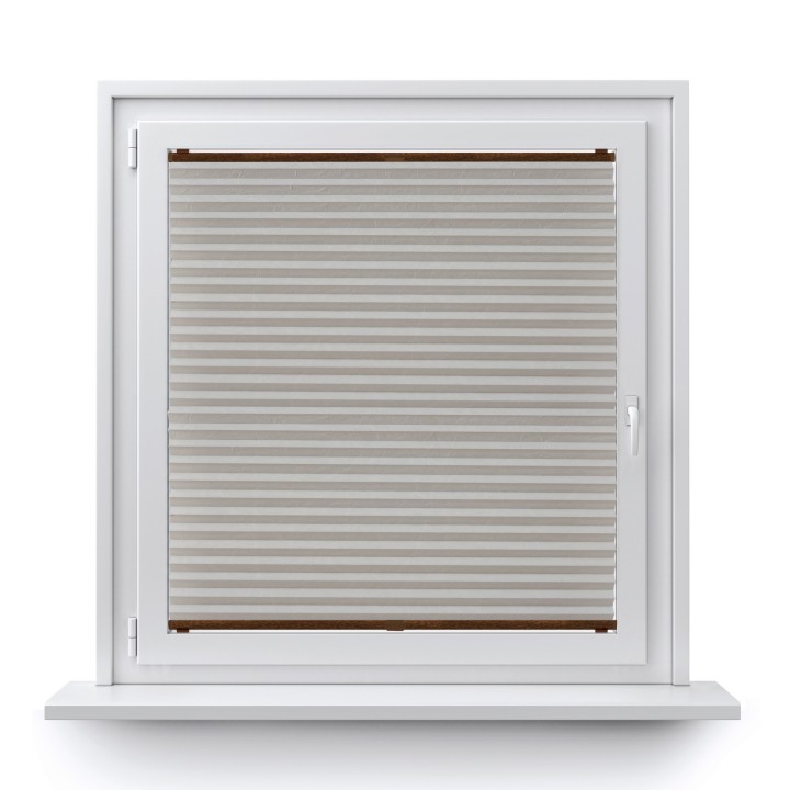 Plisa bezinwazyjna Gnieciona Przyciemniająca Jasna Szara Cp7040