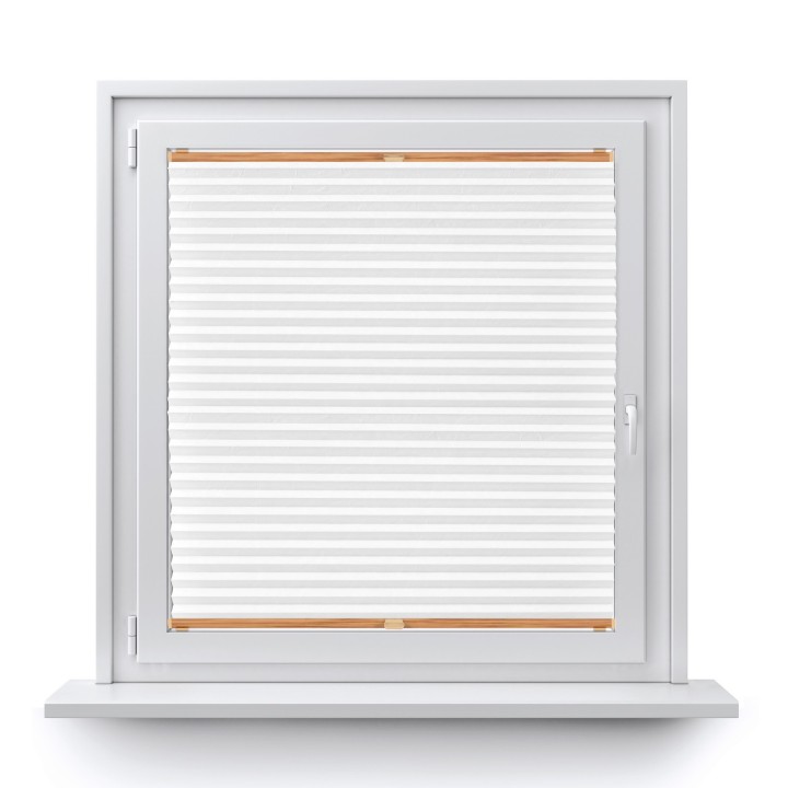 Plisa bezinwazyjna Gnieciona Przyciemniająca Biała 930