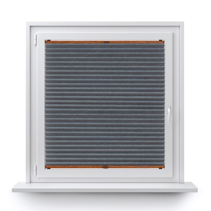 Plisa bezinwazyjna Gnieciona Przyciemniająca Szara 934