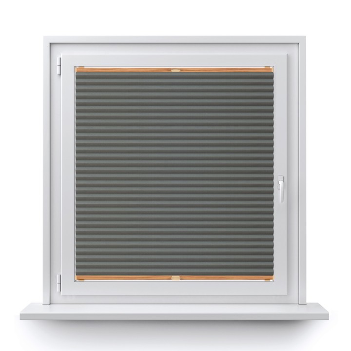 Plisa bezinwazyjna Premium Zaciemniająca Srebrna 903