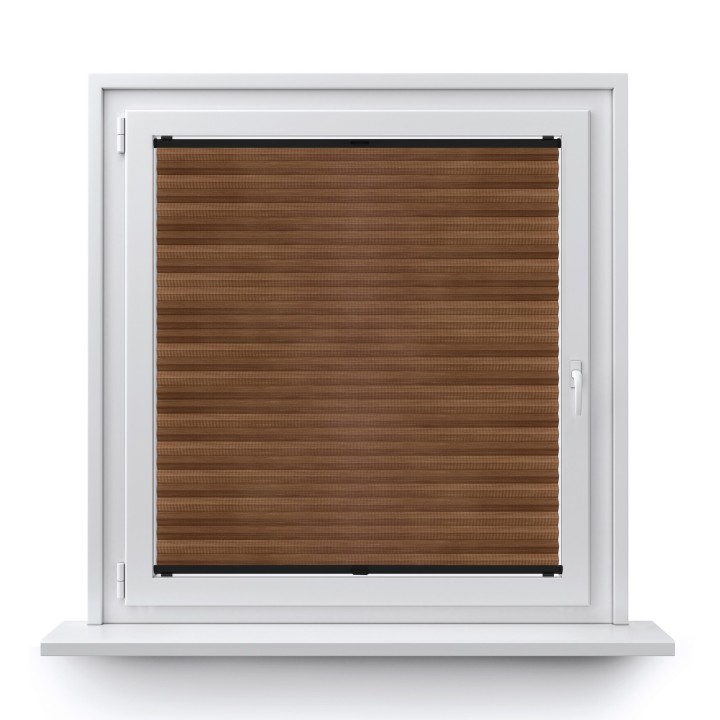 Plisa bezinwazyjna Bambus Przyciemniająca Brązowa 605
