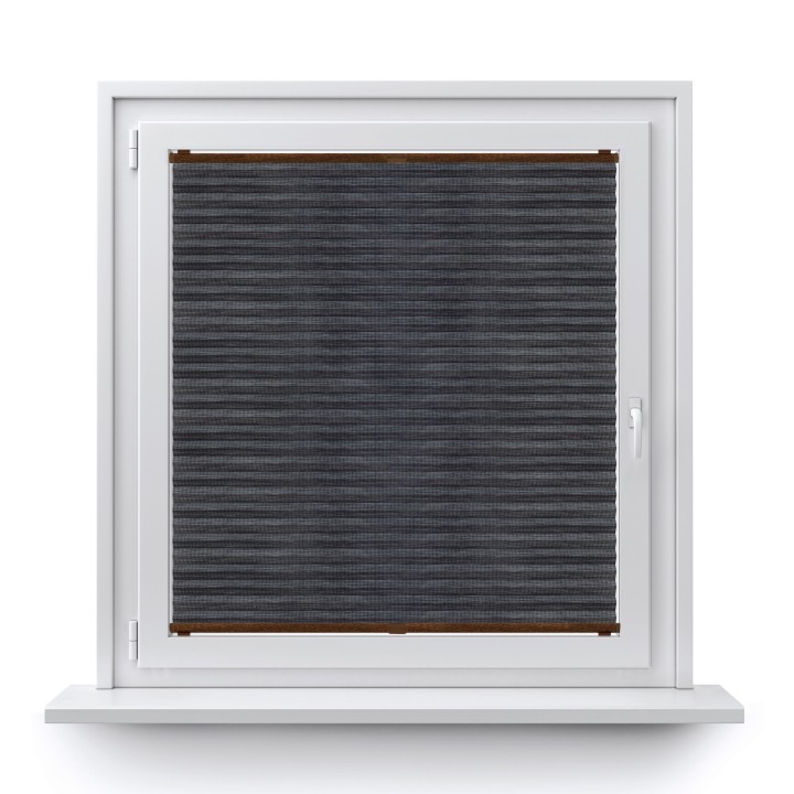 Plisa bezinwazyjna Bambus Przyciemniająca Ciemnoszara 609