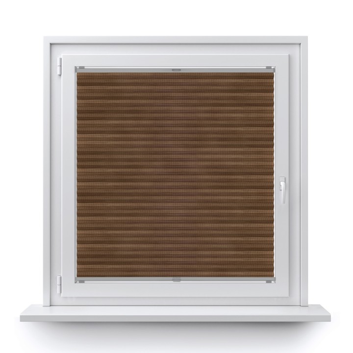 Plisa bezinwazyjna Bambus Przyciemniająca Ciemnobrązowa 606