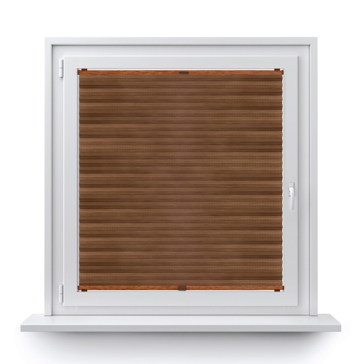 Plisa bezinwazyjna Bambus Przyciemniająca Brązowa 605