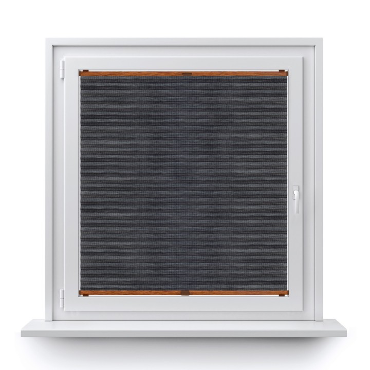 Plisa bezinwazyjna Bambus Przyciemniająca Ciemnoszara 609