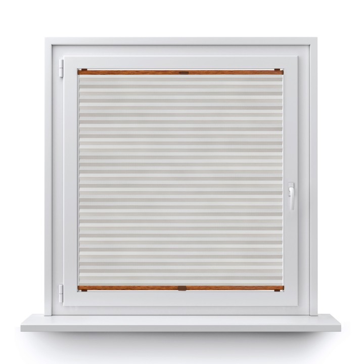 Plisa bezinwazyjna Bambus Przyciemniająca Biała 613