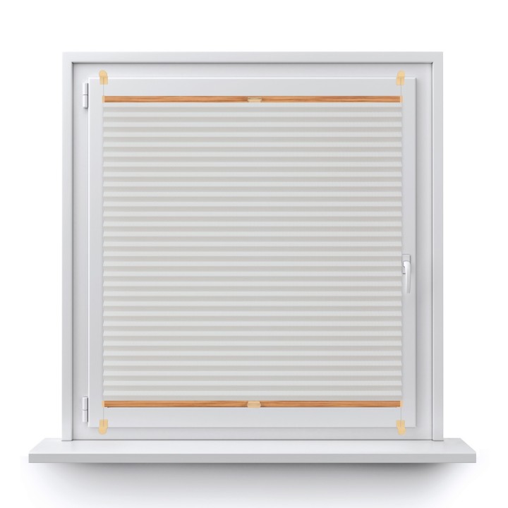 Plisa bezinwazyjna Exclusive Przyciemniająca Biała P1