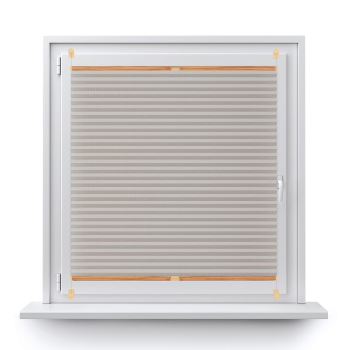 Plisa bezinwazyjna Exclusive Przyciemniająca Jasna Szara P8