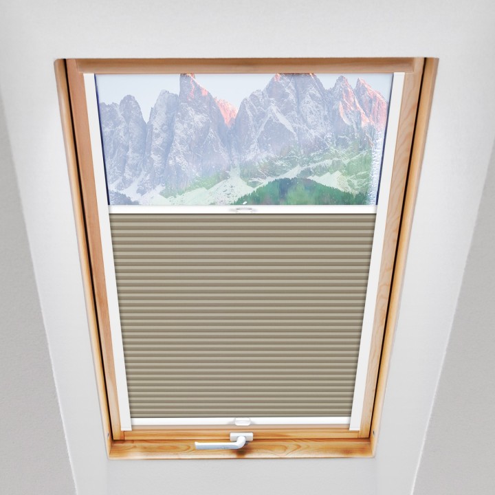 Plisa dachowa Plaster miodu Zaciemniająca Miodu Piaskow Ad7007