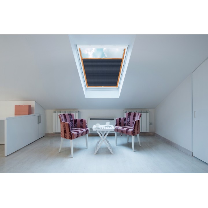 Plisa dachowa Plaster miodu Zaciemniająca Miodu Grafitowa Ad7003