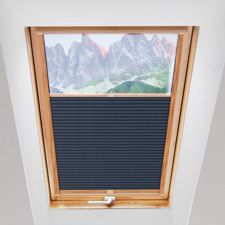 Plisa dachowa Plaster miodu Zaciemniająca Miodu Grafitowa Ad7003