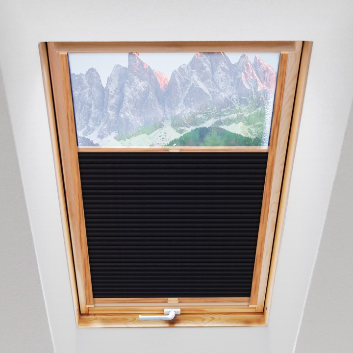 Plisa dachowa Plaster miodu Zaciemniająca Miodu Szara Ad7008