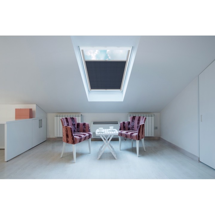 Plisa dachowa Plaster miodu Zaciemniająca Miodu Grafitowa Ad7003