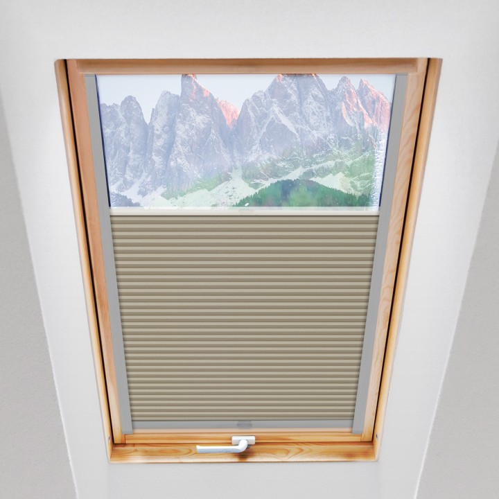 Plisa dachowa Plaster miodu Zaciemniająca Miodu Piaskow Ad7007