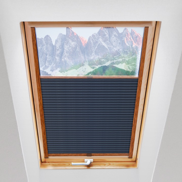 Plisa dachowa Plaster miodu Zaciemniająca Miodu Grafitowa Ad7003