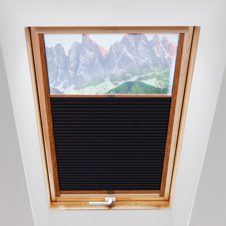 Plisa dachowa Plaster miodu Zaciemniająca Miodu Szara Ad7008