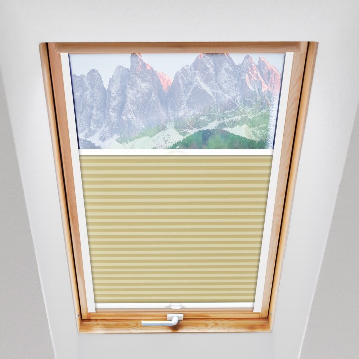 Plisa dachowa Natural Pearl Przyciemniająca Żółta 402