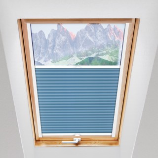 Plisa dachowa Natural Pearl Przyciemniająca Niebieska 405