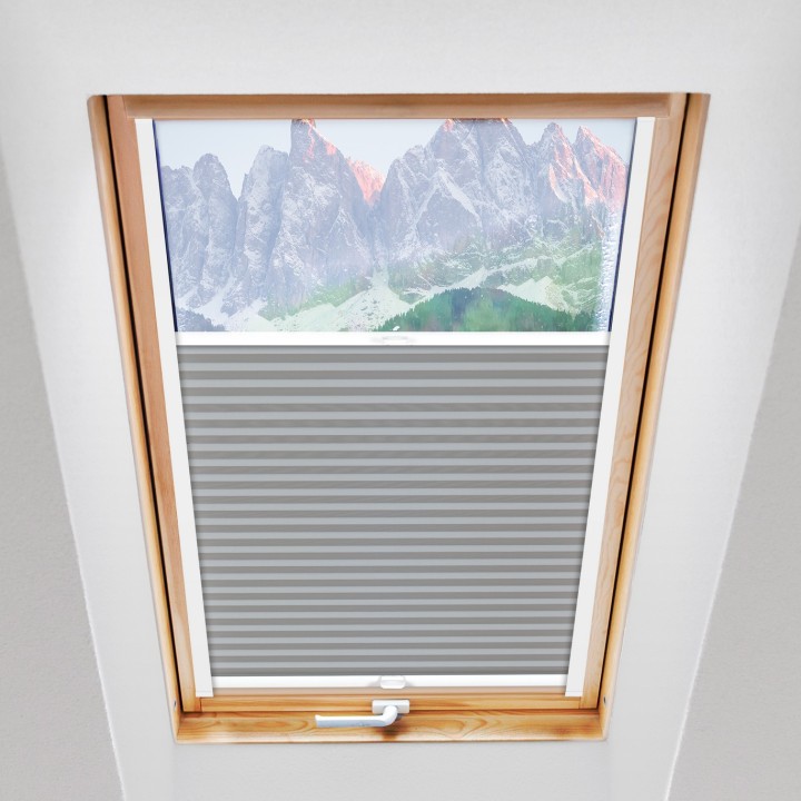 Plisa dachowa Natural Pearl Przyciemniająca Jasna Szara 406