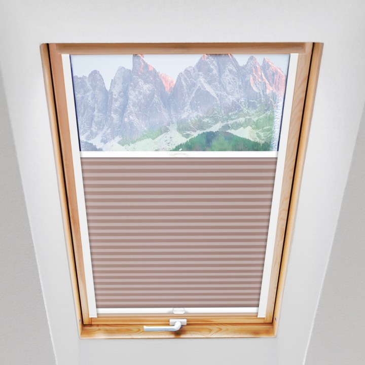 Plisa dachowa Natural Pearl Przyciemniająca Różowa 409