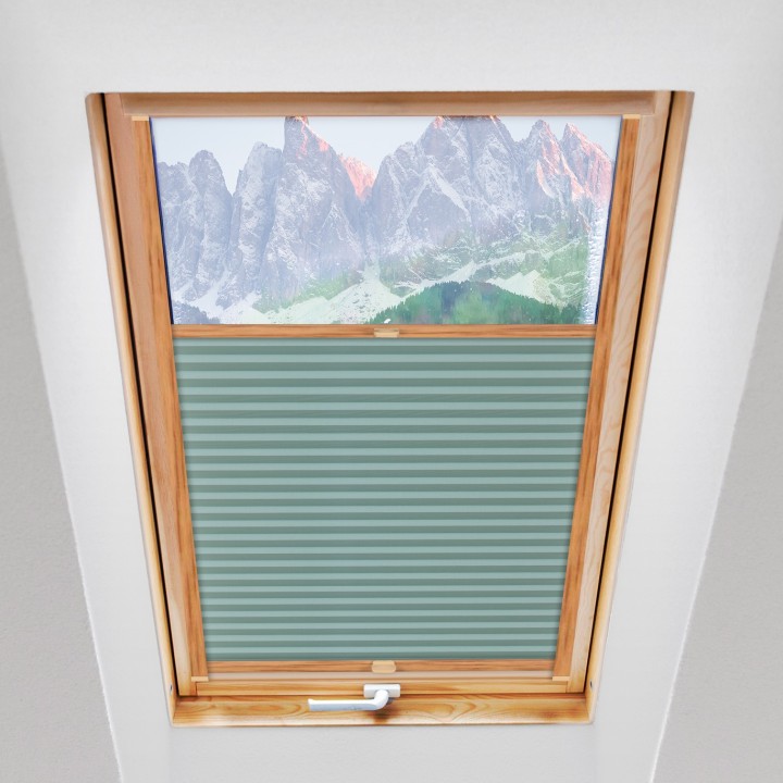 Plisa dachowa Natural Pearl Przyciemniająca Zielona 404