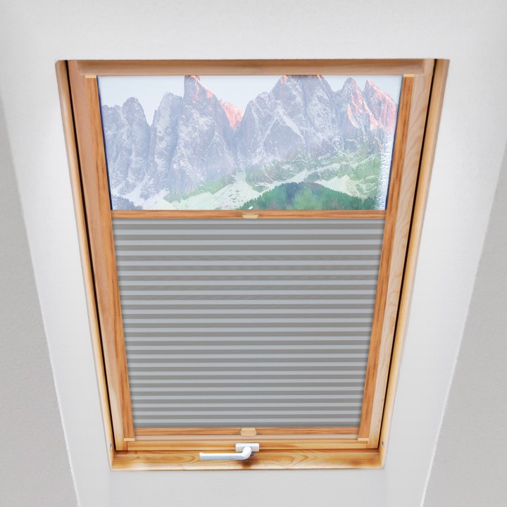 Plisa dachowa Natural Pearl Przyciemniająca Jasna Szara 406