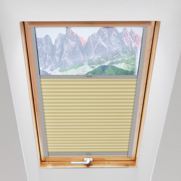 Plisa dachowa Natural Pearl Przyciemniająca Żółta 402