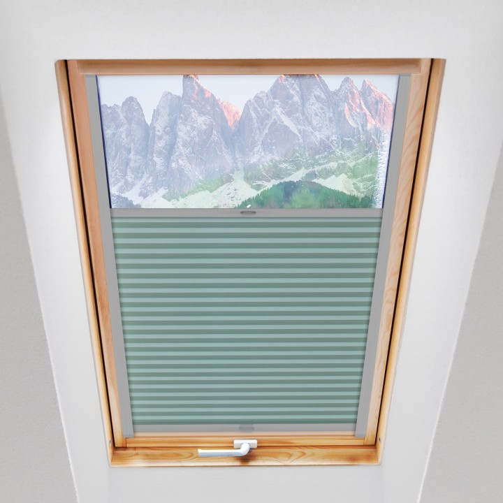 Plisa dachowa Natural Pearl Przyciemniająca Zielona 404