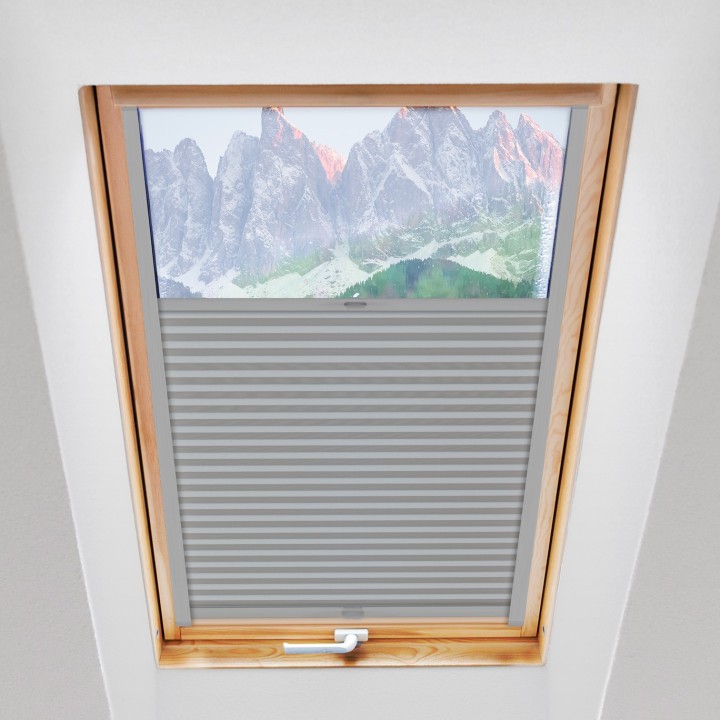 Plisa dachowa Natural Pearl Przyciemniająca Jasna Szara 406