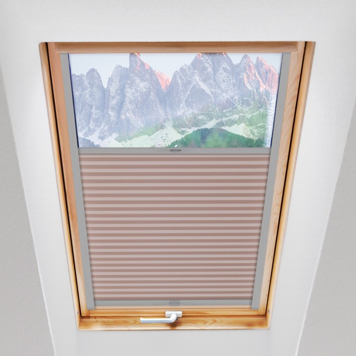 Plisa dachowa Natural Pearl Przyciemniająca Różowa 409