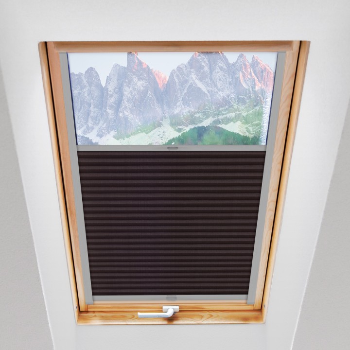 Plisa dachowa Natural Pearl Przyciemniająca Brązowa 410