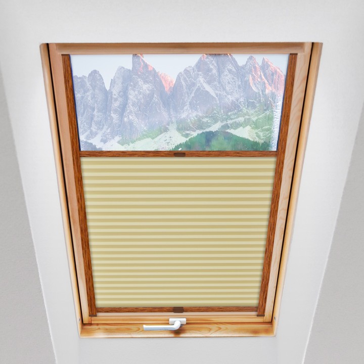 Plisa dachowa Natural Pearl Przyciemniająca Żółta 402