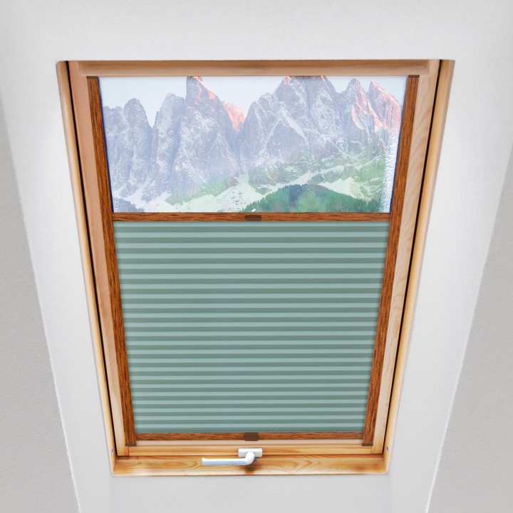 Plisa dachowa Natural Pearl Przyciemniająca Zielona 404