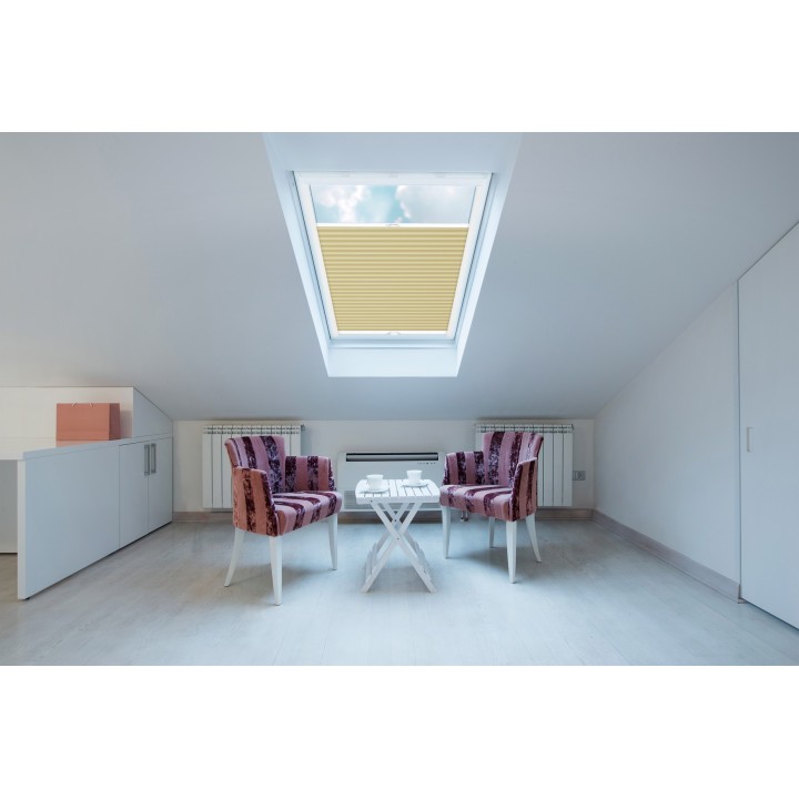 Plisa dachowa Natural Pearl Przyciemniająca Żółta 402