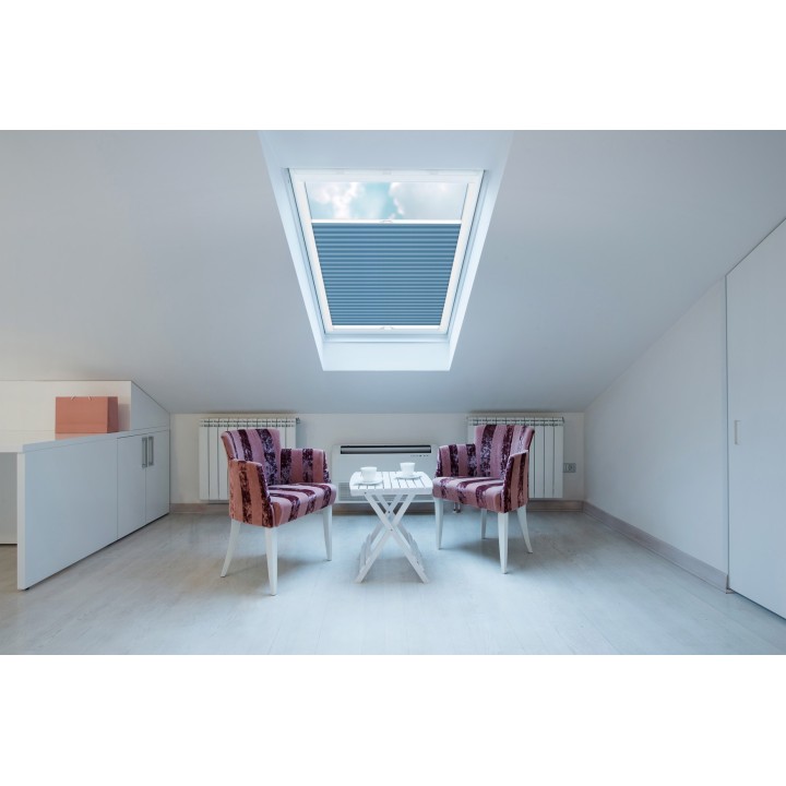 Plisa dachowa Natural Pearl Przyciemniająca Niebieska 405