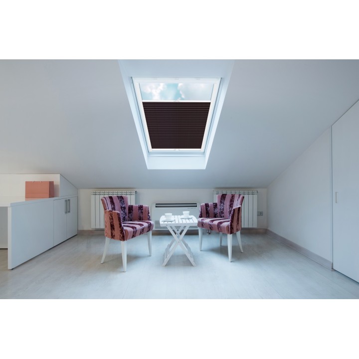 Plisa dachowa Natural Pearl Przyciemniająca Brązowa 410