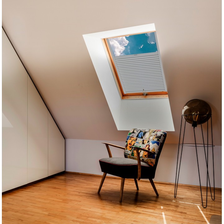 Plisa dachowa Natural Pearl Przyciemniająca Jasna Szara 406