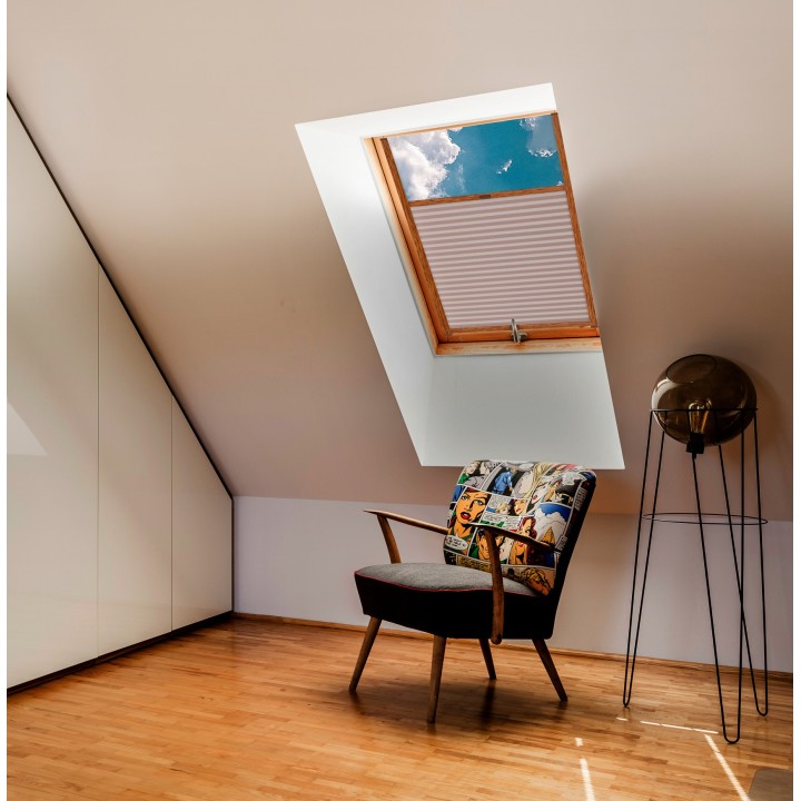 Plisa dachowa Natural Pearl Przyciemniająca Różowa 409