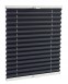 Basic premium pleated blind onyx