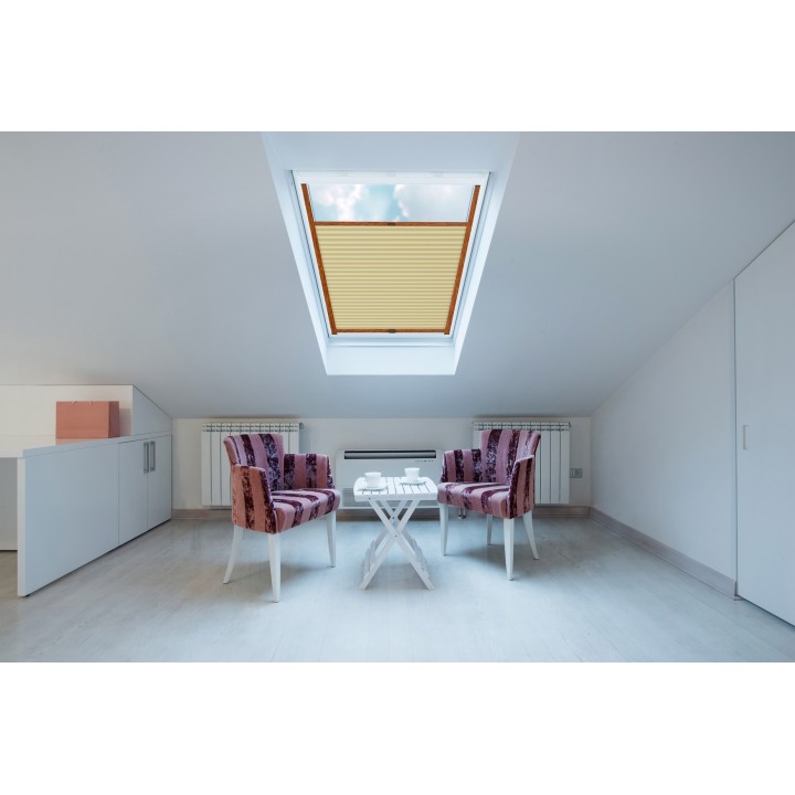 Plisa dachowa Natural Pearl Przyciemniająca Żółta 402